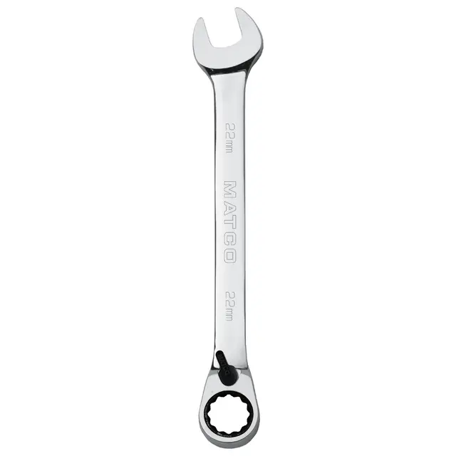 22MM 72 TOOTH REVERSIBLE COMBINATION RATCHETING WRENCH