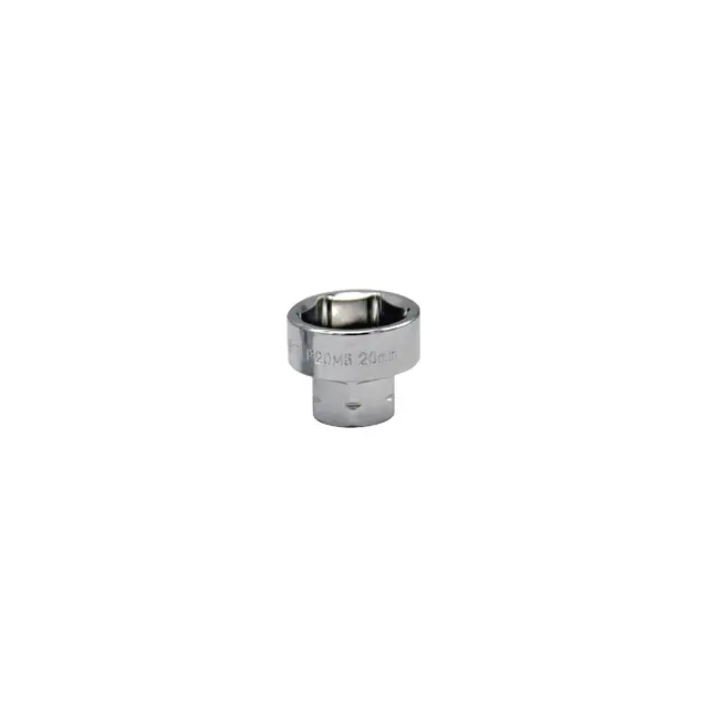 3/8" AND 17MM DUAL DRIVE 20MM 6 POINT LOW PROFILE SOCKET