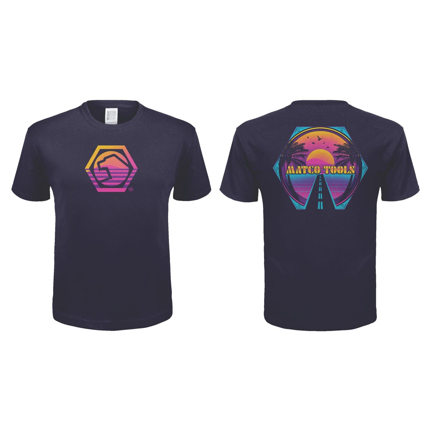 MIAMI SUNSET T-SHIRT - S