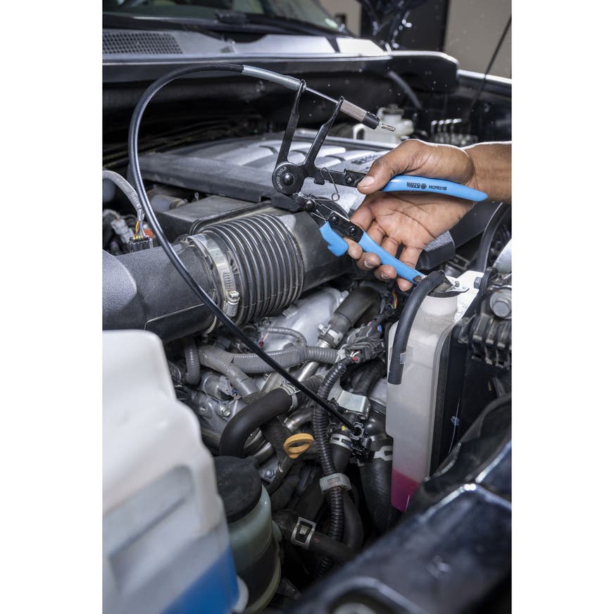 RATCHETING HOSE CLAMP PLIERS BLUE HCPR21B Matco Tools