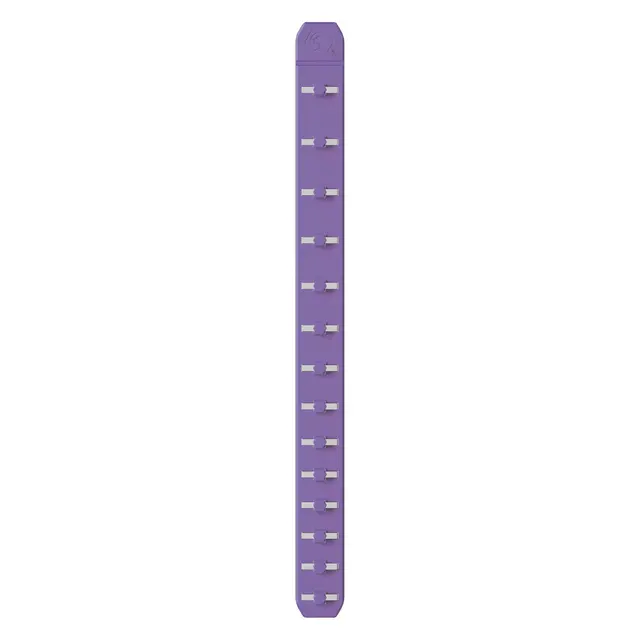 1/4" 14 POST MAGNETIC SOCKET RAIL - PURPLE