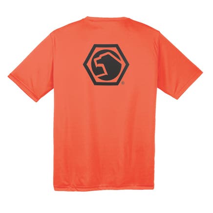 SHORT SLEEVED HIGH VIS ORANGE T-SHIRT - XL