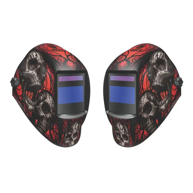241 SERIES WELDING HELMET - RED SKULL