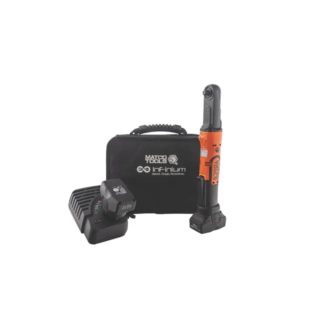 16V CORDLESS INFINIUM™ 3/8" DRIVE QUICK SWITCH RATCHET KIT - ORANGE