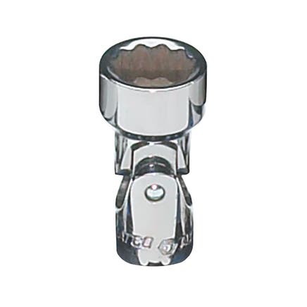1/4" DRIVE 15MM METRIC 12 POINT UNIVERSAL CHROME SOCKET