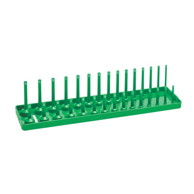 2-3/8" METRIC SOCKET TRAY - GREEN