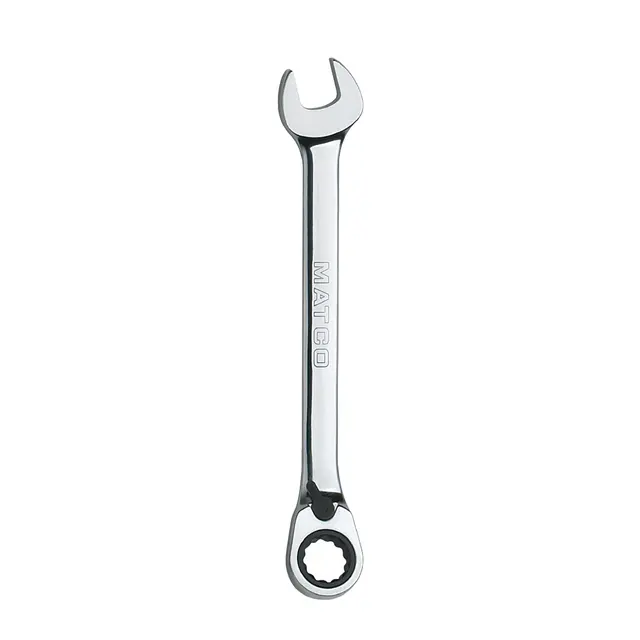 7/16" 72 TEETH REVERSIBLE COMBINATION RATCHETING WRENCH