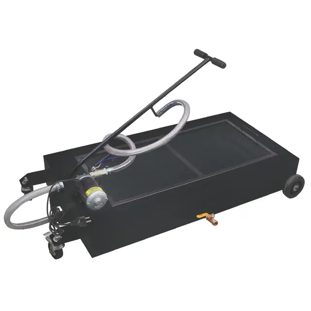 LOW PROFILE OIL TRUCK DRAIN