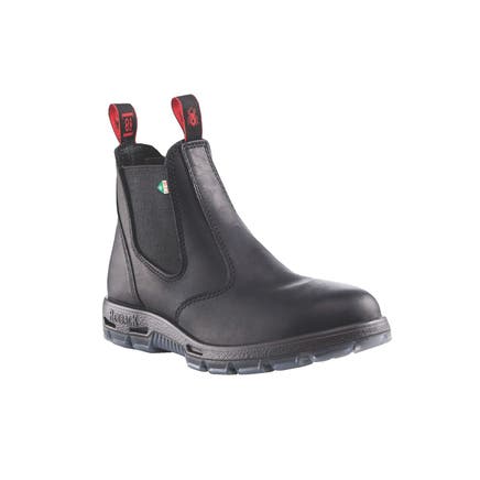 BLACK SLIP ON STEEL TOE BOOT WITH PUNCTURE PROTECTION CSA APPROVED SIZE 11.5