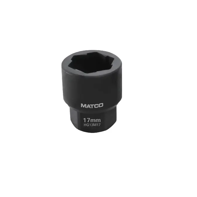 17MM 3/8” DRIVE HEX GRIP IMPACT SOCKET