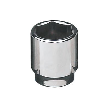 3/8" DRIVE 17MM METRIC 6 POINT CHROME SOCKET