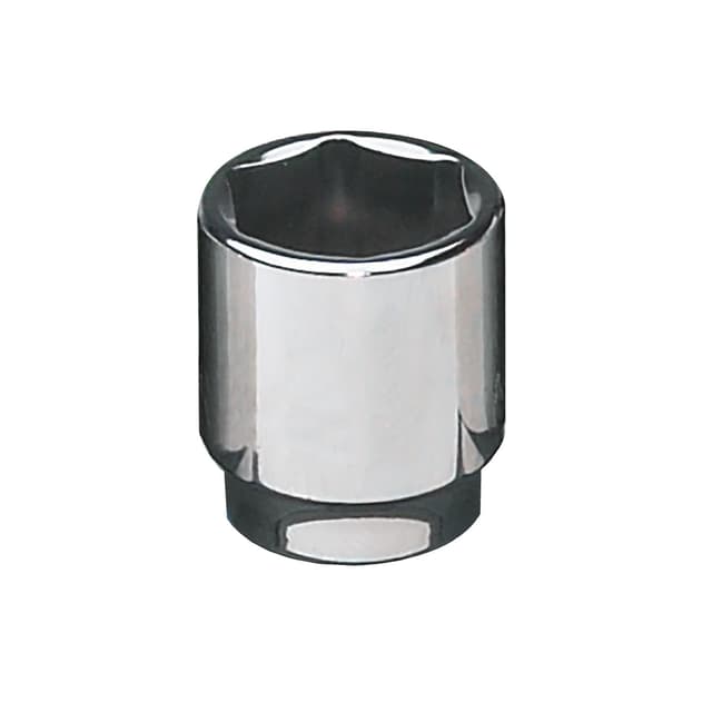 3/8" DRIVE 17MM METRIC 6 POINT CHROME SOCKET