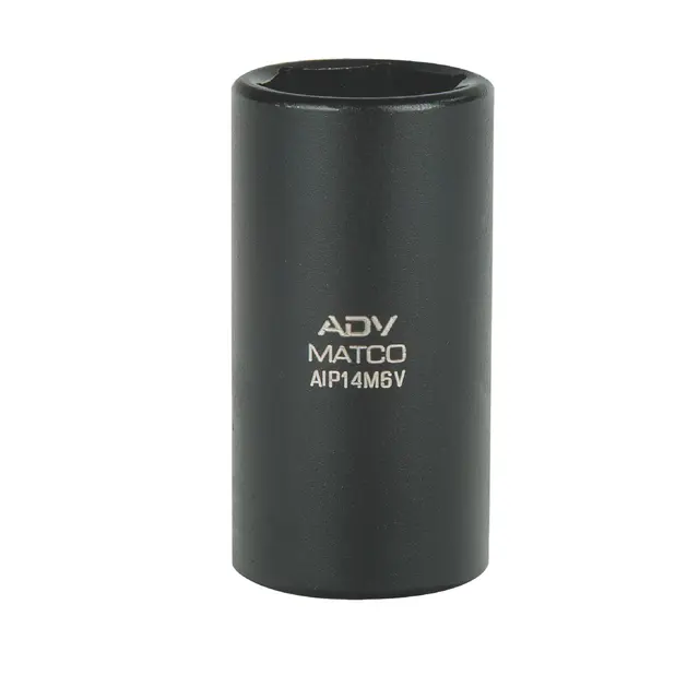 1/4" DRIVE 14MM METRIC 6 POINT MID-LENGTH IMPACT SOCKET