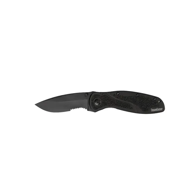 KERSHAW BLUR GLASSBREAKER BLACK SERRATED
