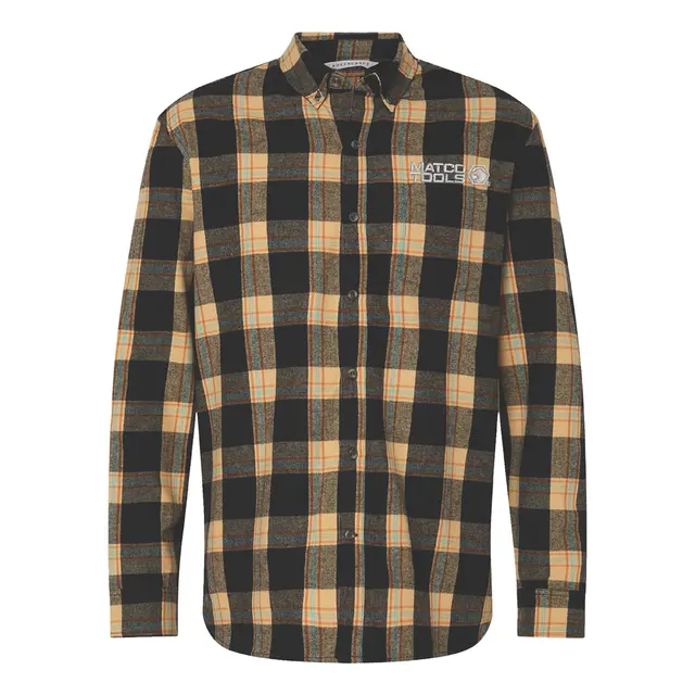 DARK KHAKI FLANNEL - XL