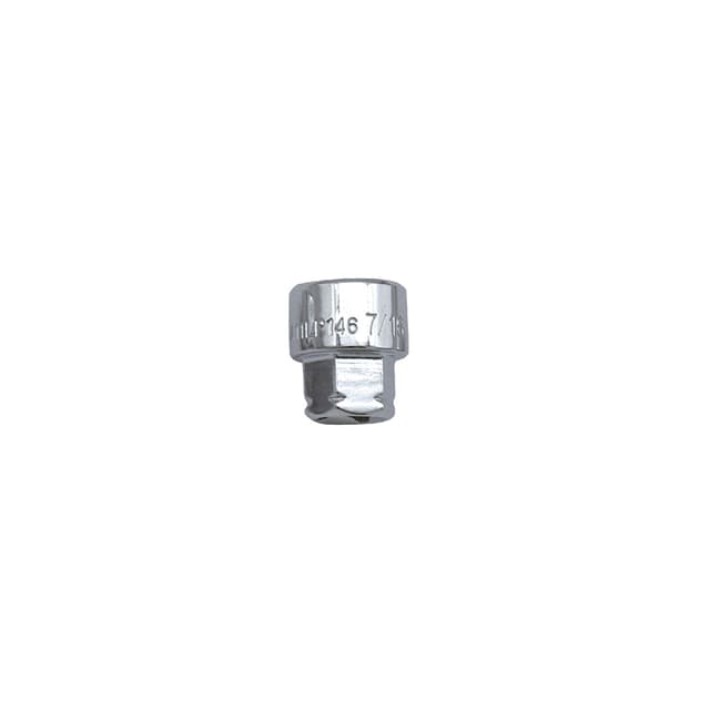1/4" AND 11MM DUAL DRIVE 7/16" SAE 6 POINT LOW PROFILE SOCKET