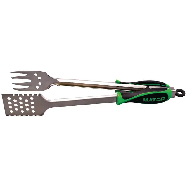 BBQ SPATULA TONG COMBINATION GRILLING TOOL