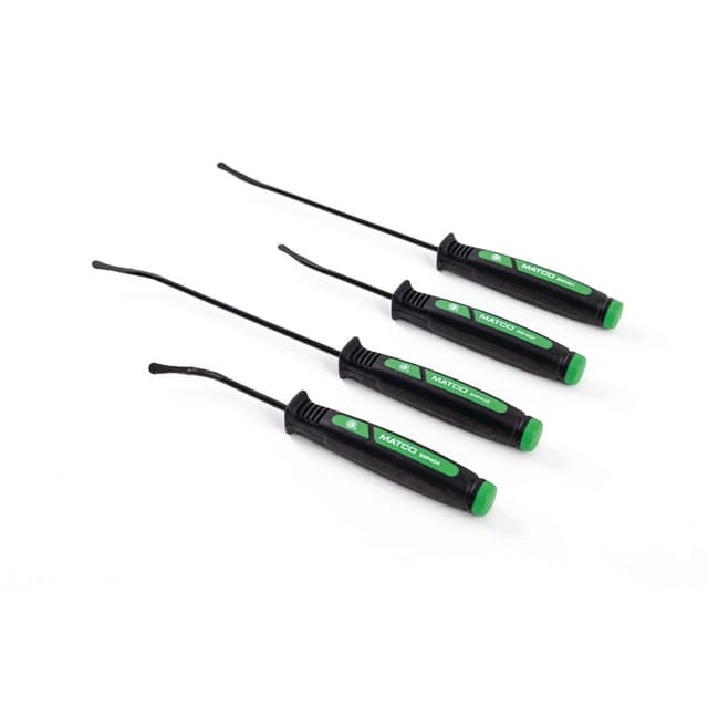 4 PIECE O-RING REMOVER SET - GREEN