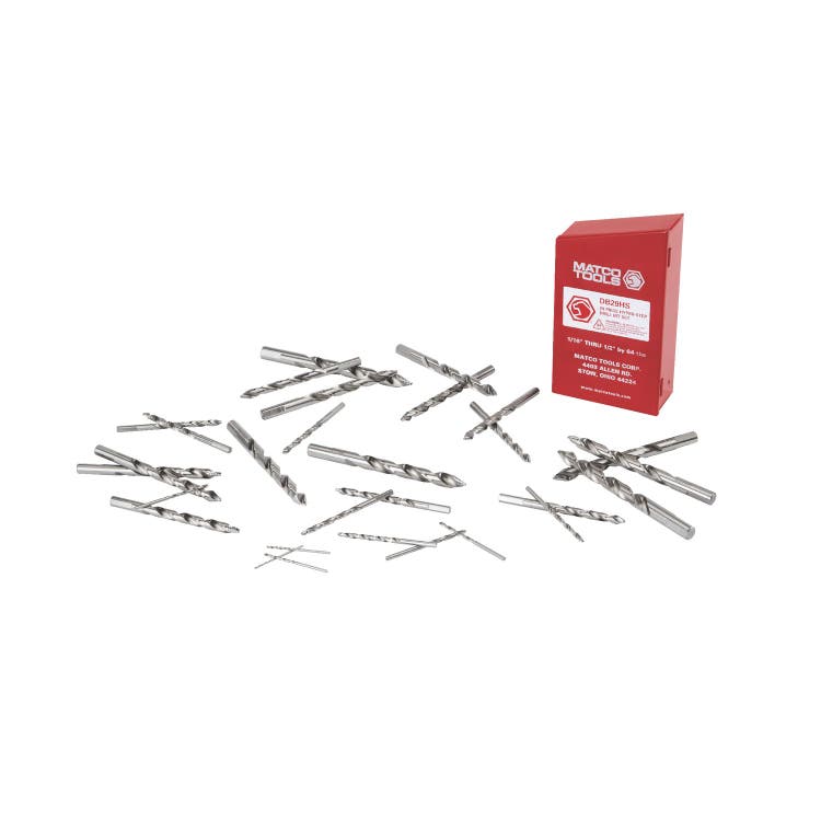 29 PIECE HYPERSTEP DRILL BIT SET DB29HS Matco Tools