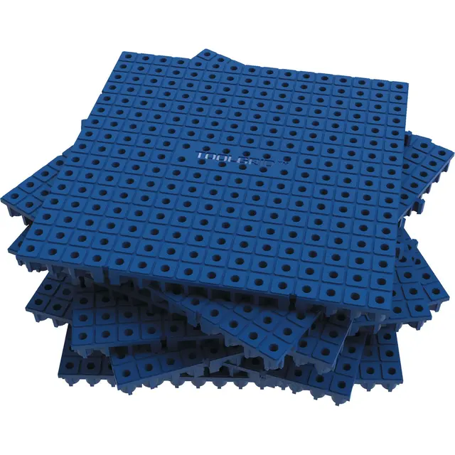 BLUE MODULAR 6" X 6" ORGANIZATION BOARD 16 PIECE