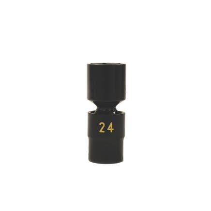 1/2" DRIVE 24MM METRIC 6 POINT UNIVERSAL IMPACT SOCKET
