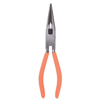 BAHCO C3640 precision needle nose pliers with orange PVC handle 145
