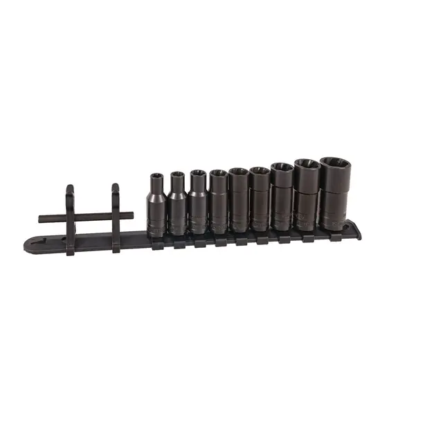 9-PIECE 3/8" DRIVE DEEP TWIST SOCKET SET