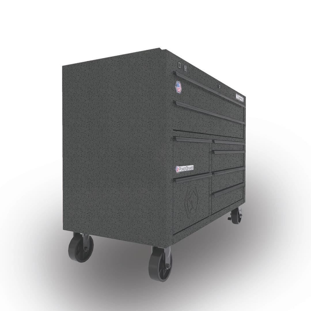 55" x 25" DOUBLEBAY 2s SERIES TOOLBOX (SILVER VEIN/BLACK) 2225TBSSB