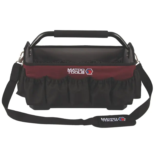 SOFT SIDED TOOL BAG WITH HARD SHELL BASE