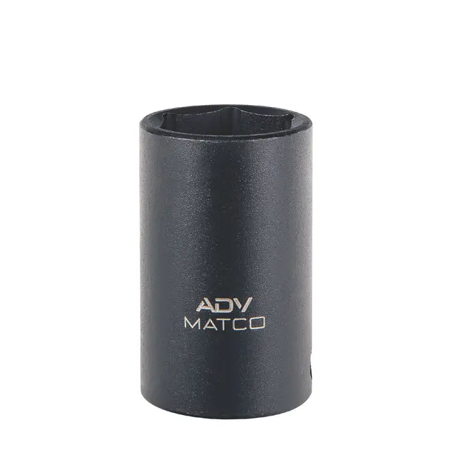 3/8" DRIVE 15MM METRIC 6 POINT MID-LENGTH IMPACT SOCKET
