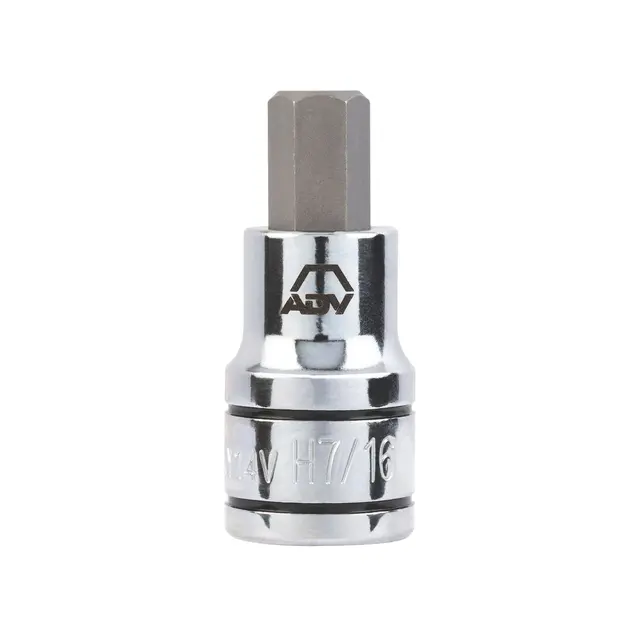 1/2" DRIVE HEX BIT 7/16"