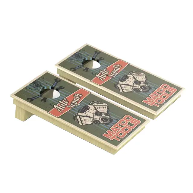 SMALL CORNHOLE BOARD SET WITH BLUETOOTH SPEAKER