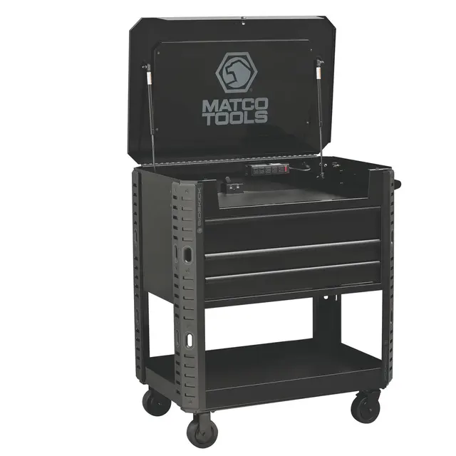 MSC4X 3 DRAWER CART X-SERIES BLACK