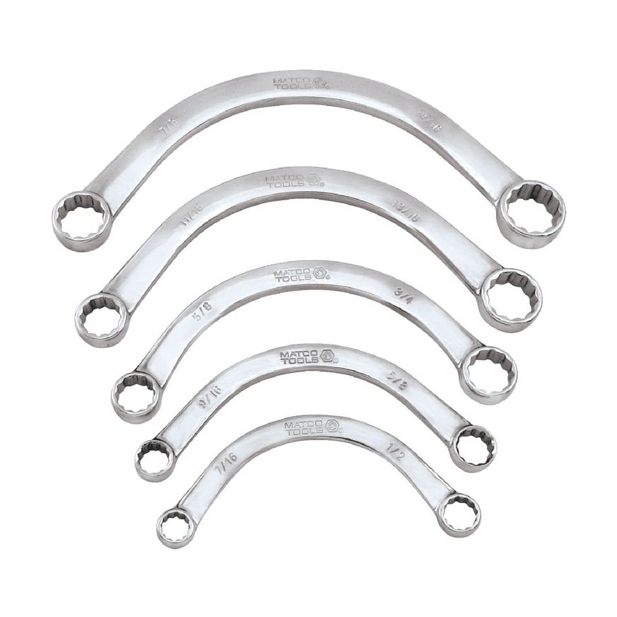 5 PIECE SAE HALF MOON WRENCH SET SMH5T Matco Tools