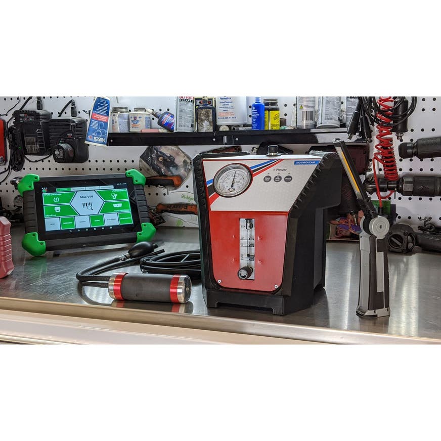 DIAGNOSTIC SMOKE MACHINE WITH INTERNAL AIR COMPRESSOR MDSMOKEAIR