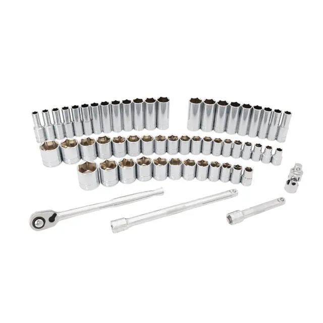 57 PIECE 1/2" DRIVE SILVER EAGLE® CHROME MASTER SOCKET SET