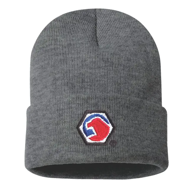 DARK HEATHER CUFF BEANIE