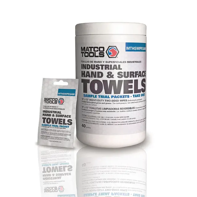 MATCO HAND AND SURFACE TOWEL SAMPLE PACKS