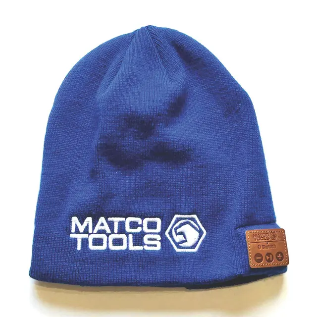 BLUETOOTH BEANIE -BLUE