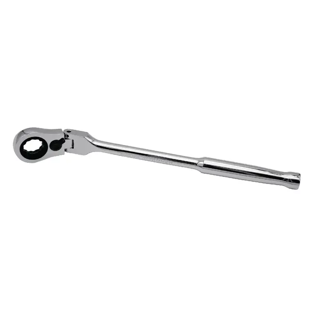 17MM 11" REVERSIBLE FLEX RATCHETING WRENCH FOR DUAL DRIVE SOCKETS