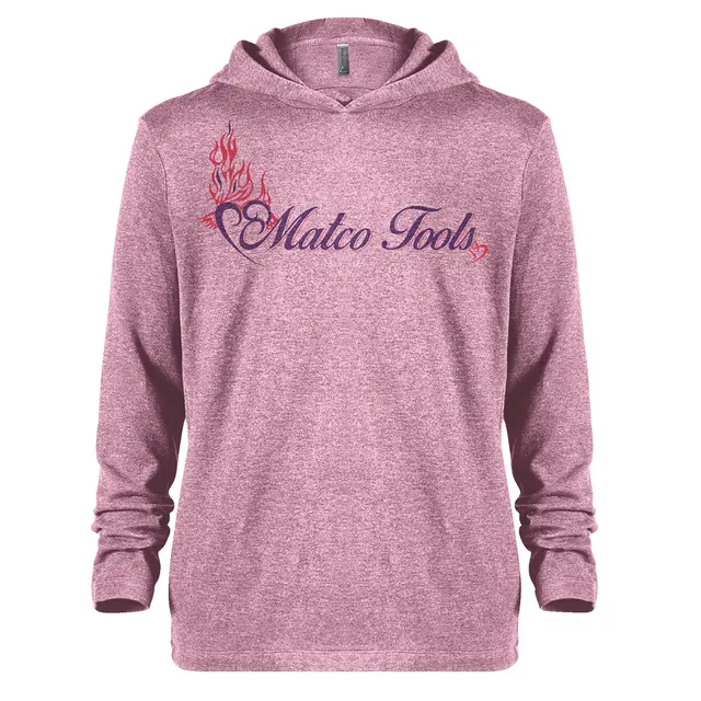 WOMEN'S BURNING HEART HOODIE - S