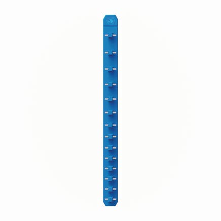 3/8" 14 POST MAGNETIC SOCKET RAIL - BLUE