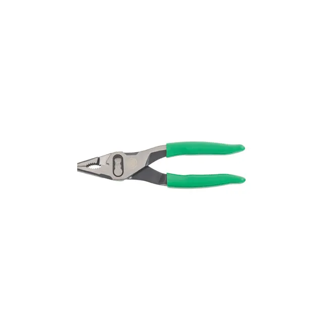 6" COMBINATION STYLE 3-POSITION PLIER - GREEN