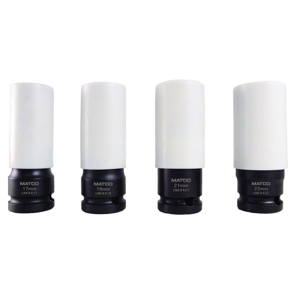 4 PIECE HEX GRIP PROTECTIVE LUG NUT EXTRACTORS HGLN4 Matco Tools