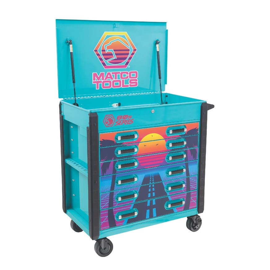 35" x 21" MSC4FD ROLLING TOOL CART (VICE 