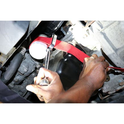HEAVY-DUTY OIL FILTER STRAP WRENCH