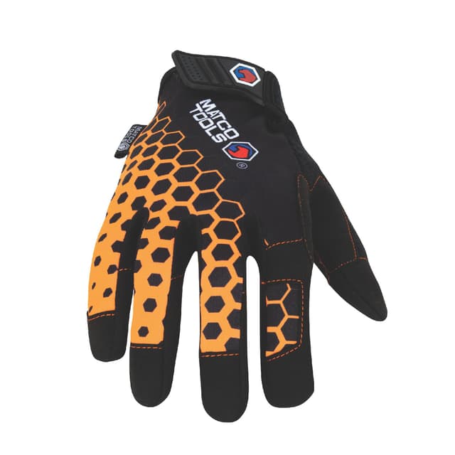 MECHANICS GLOVES ORANGE - 2XL