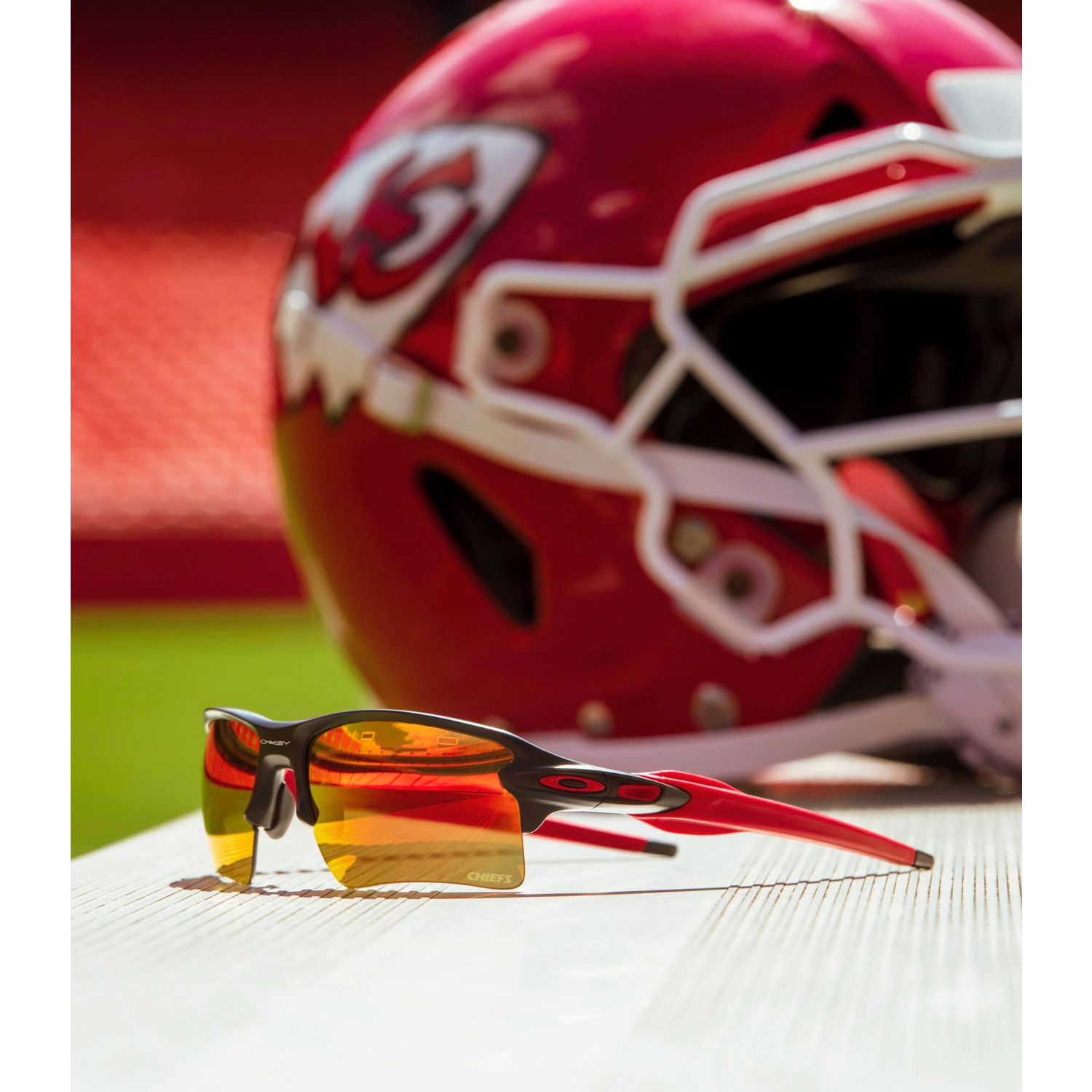 OAKLEY Kansas City Chiefs FLAK 2.0 XL MATTE PRIZM BLACK SUNGLASSES $196 –  ASA College: Florida