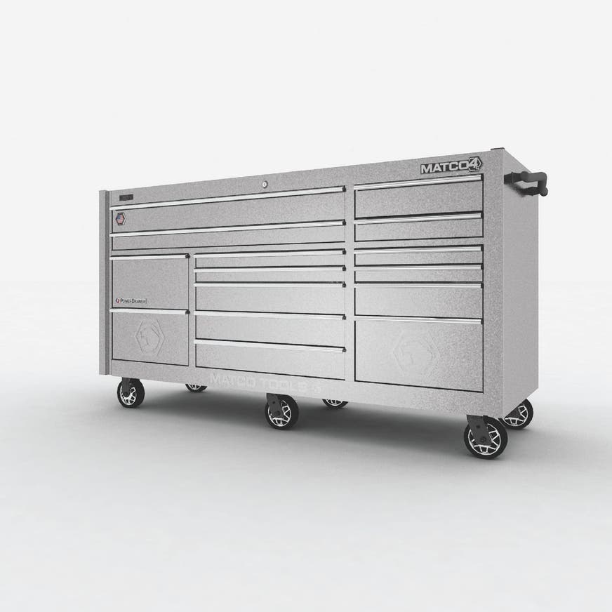 79" TRIPLEBAY 28" DEEP 15DRAWER 4S TB CUSTOM TOOLBOX 4328TB Matco Tools