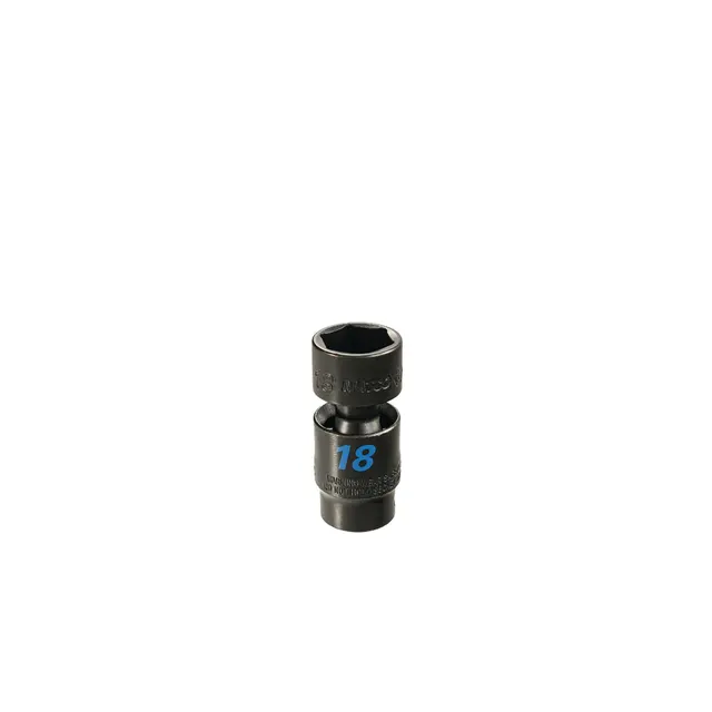 3/8" DRIVE 18MM 6 POINT TORQUE FORCE UNIVERSAL IMPACT SOCKET